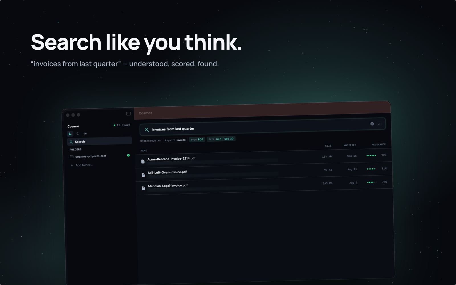 Search like you think